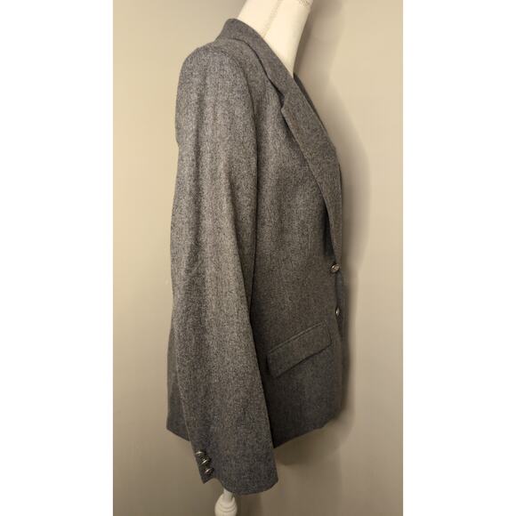 Vintage classic gray Pendleton wool blazer 12 - Picture 3 of 10
